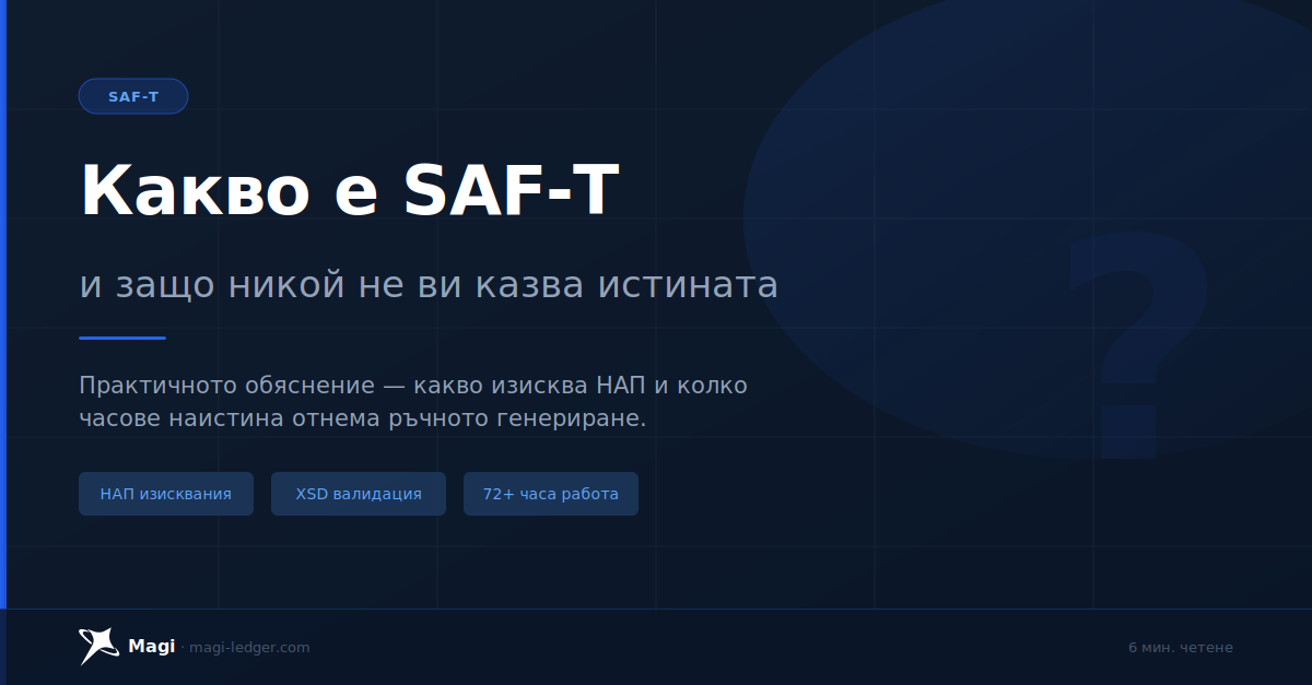 Какво е SAF-T и защо никой не ви казва истината